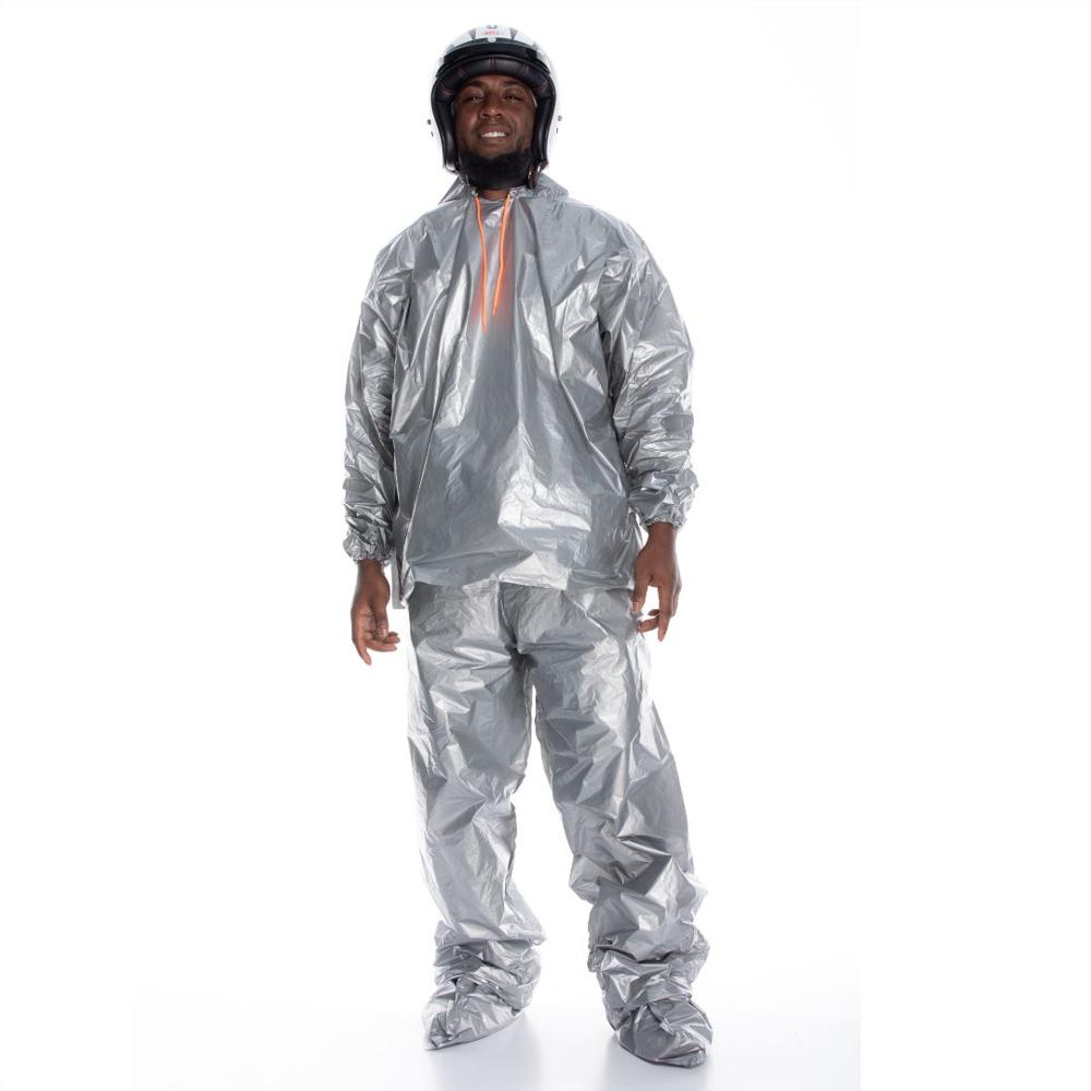 Impermeable Metalizado Gris Talla L Viracer26 img #1