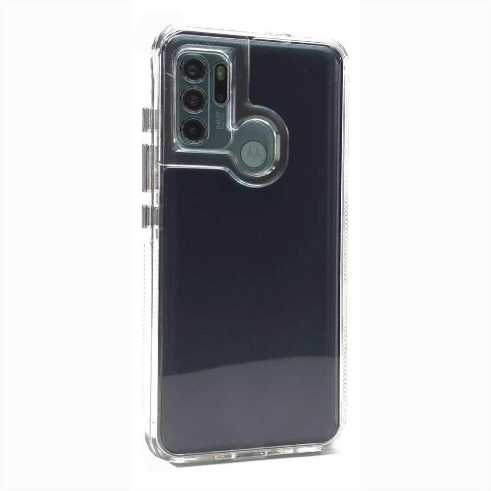 Funda Rígida Transparente Antichoque Para Motorola Moto G60s img #1