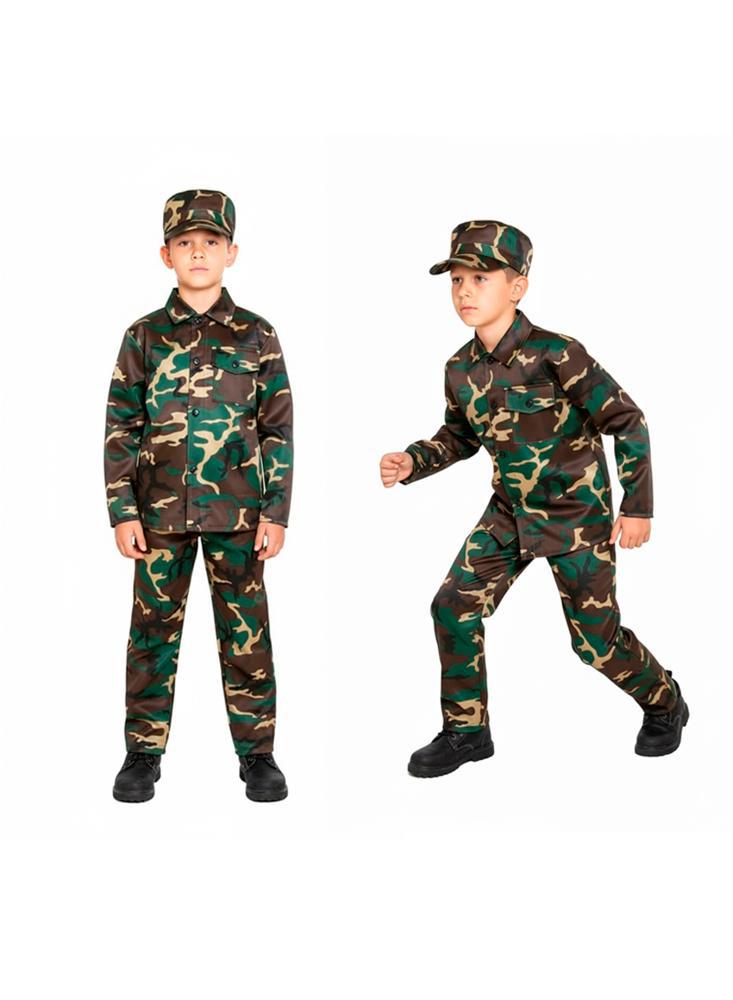 Disfraz Infantil Niño Militar / Soldado Camuflaje img #1