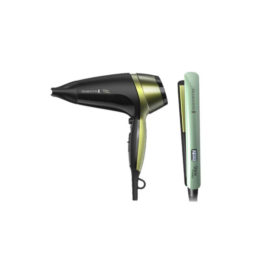 Combo Plancha Aguacate Remington + Secador Remington Aguacate img #1