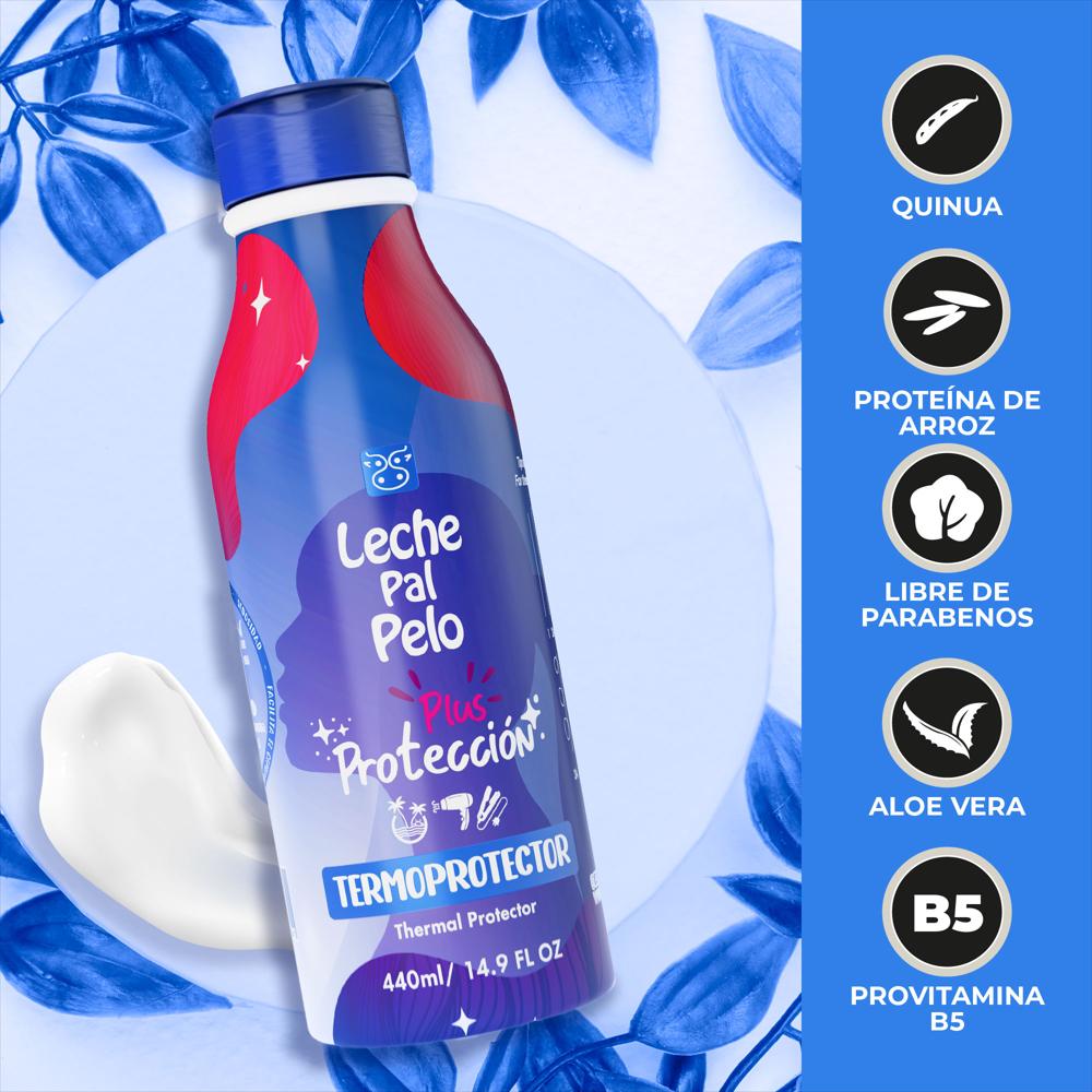 Termoprotector Protección Plus 440Ml Leche Pal Pelo