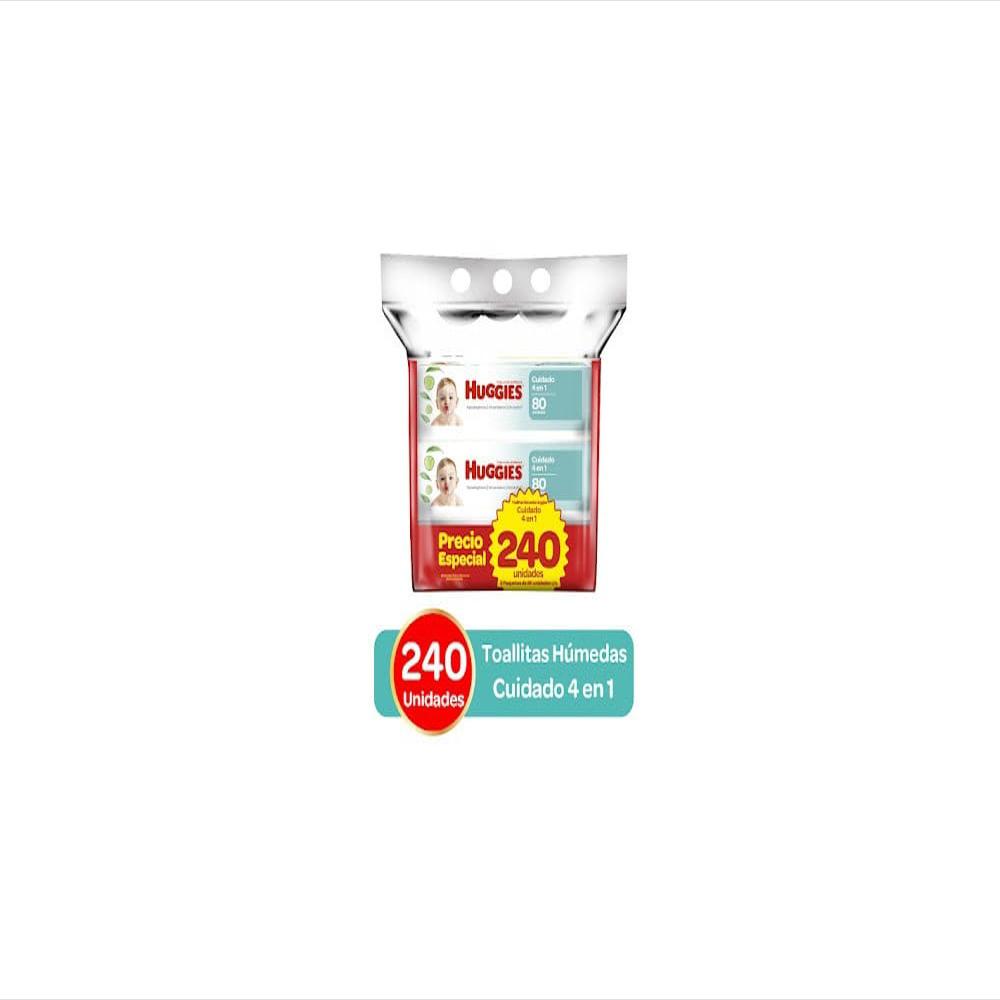 Oferta Toallas Humedas 4En1 Huggies 240 Un img #1