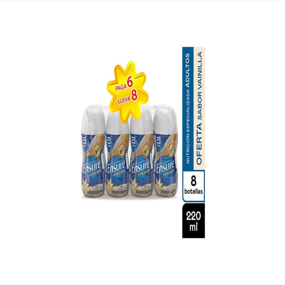 Oferta Ensure Advance Liquido Sabor Vainilla Pague 6 Lleve 8 De 220 Ml C/U img #1