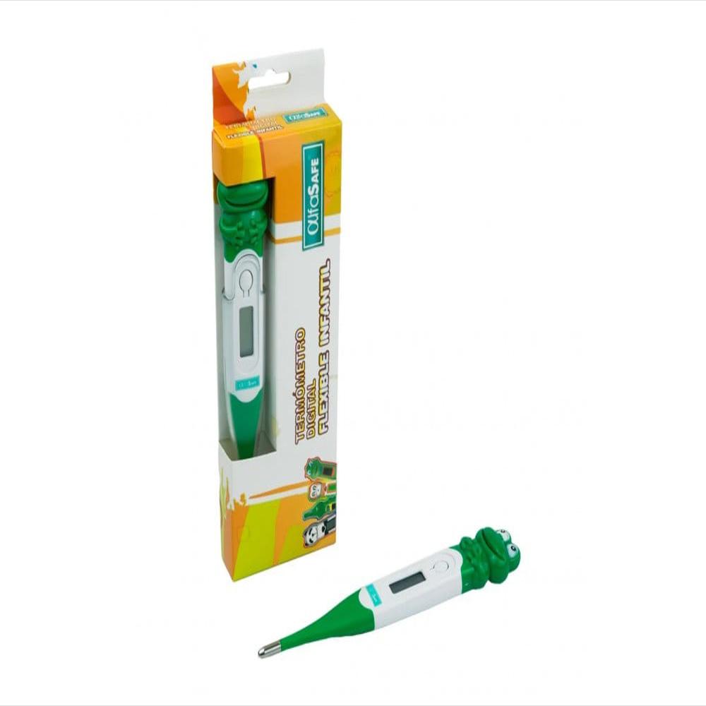 Termometro Digital Flexible Infantil Alfa Safe Rana Caj 1 Caj 1 U img #1
