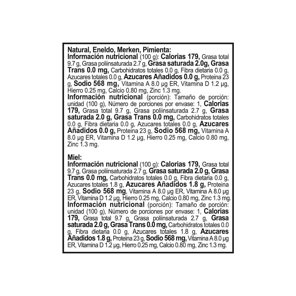 Salmón ahumado merken ANTILLANA porción (100  gr) img #2