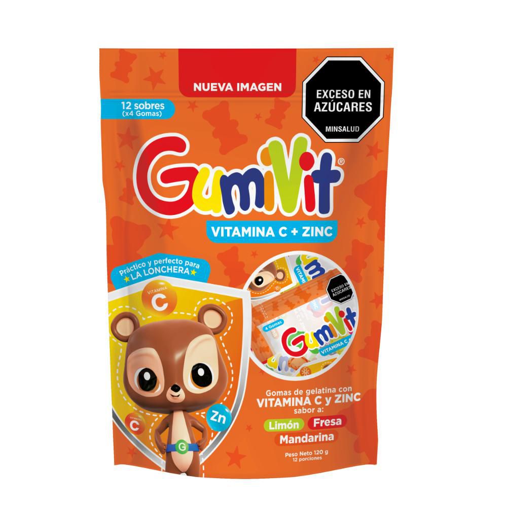 GOMA GUMIVIT Con Vitamina C + Zinc (120  gr) img #1