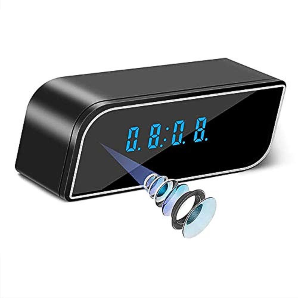 Reloj Despertador Recargable Con Camara Wifi Oculta 1080P Reloj Despertador Recargable Con Camara Wifi Oculta 1080P