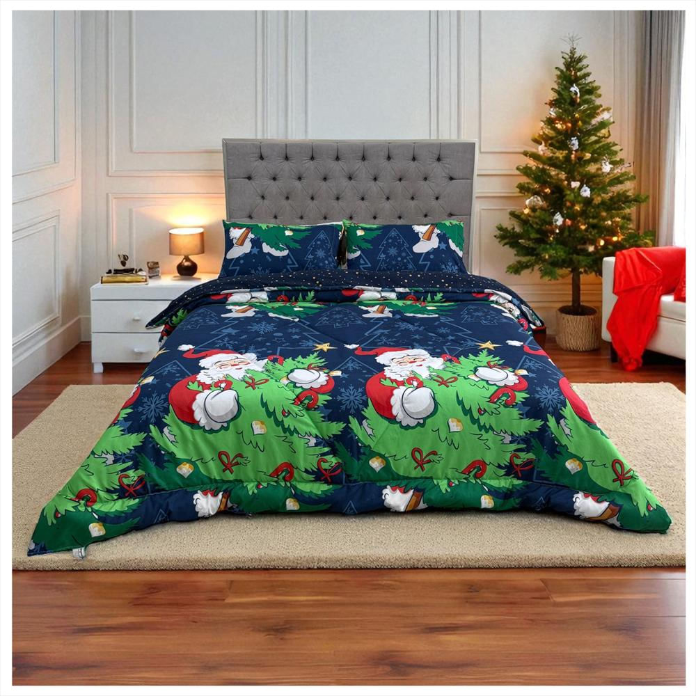 Edredón Doble Faz Navidad Cama Doble 7272 img #1
