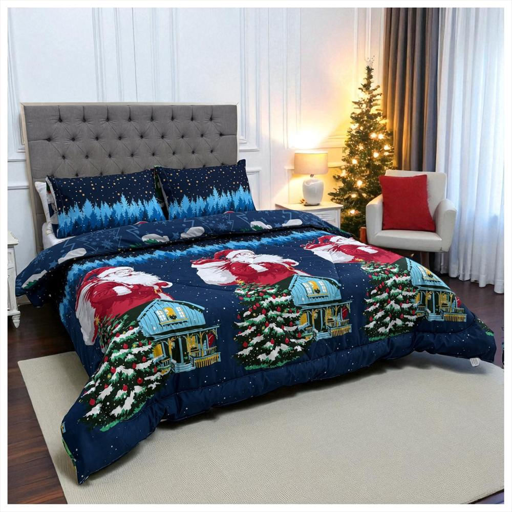 Edredón Doble Faz Navidad Cama Doble 7272 img #2