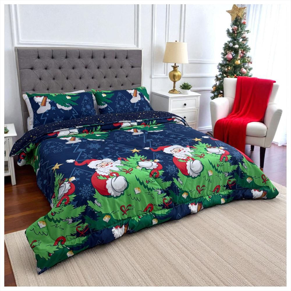Edredón Doble Faz Navidad Cama Doble 7272 img #3