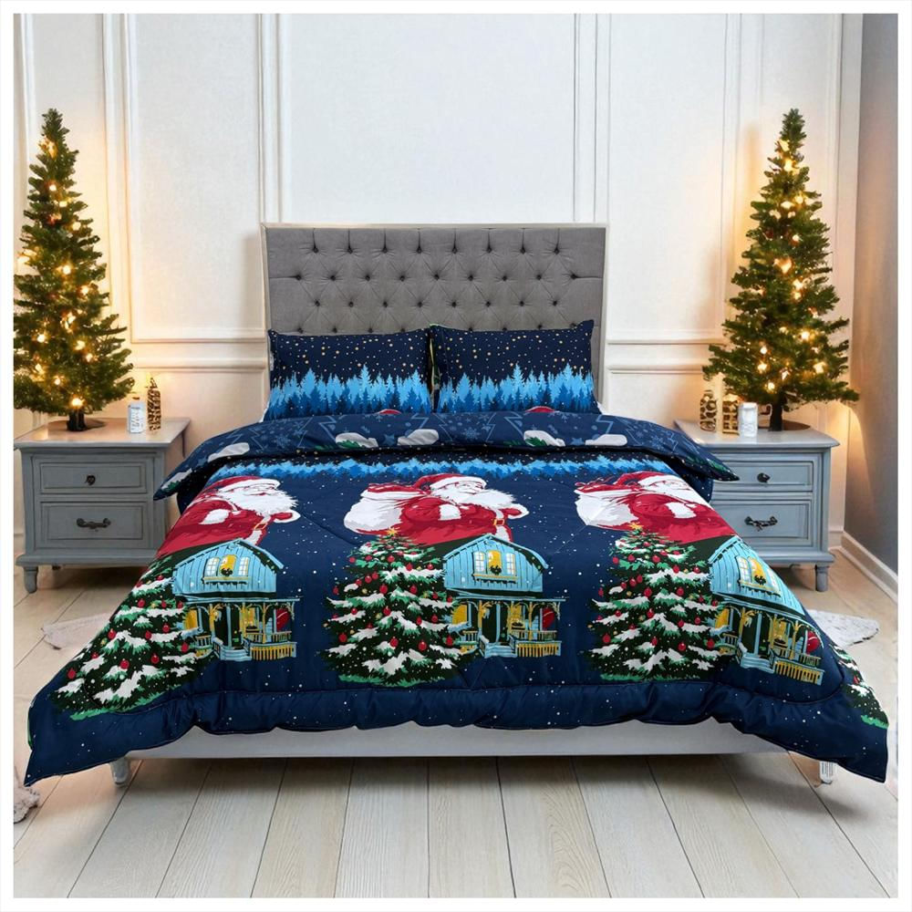 Edredón Doble Faz Navidad Cama Doble 7272 img #4