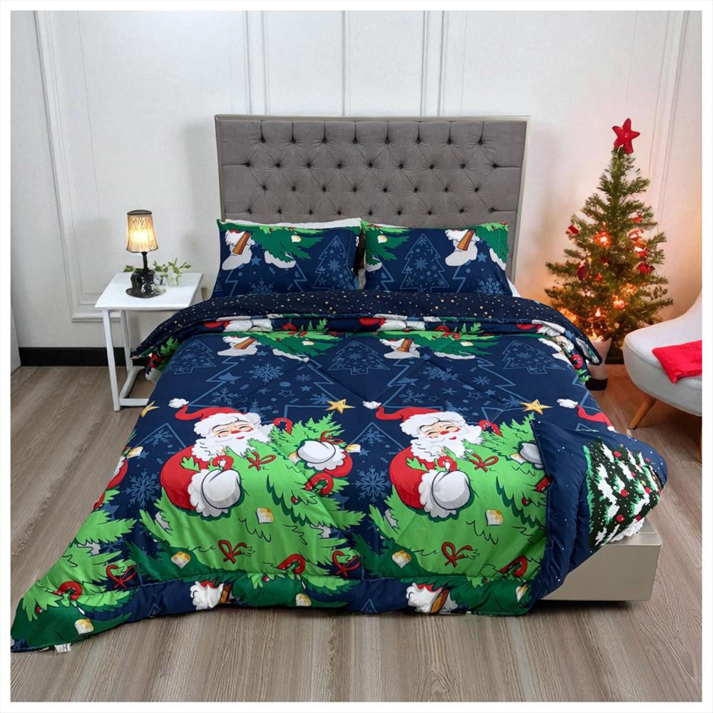 Edredón Doble Faz Navidad Cama Doble 7272 img #5