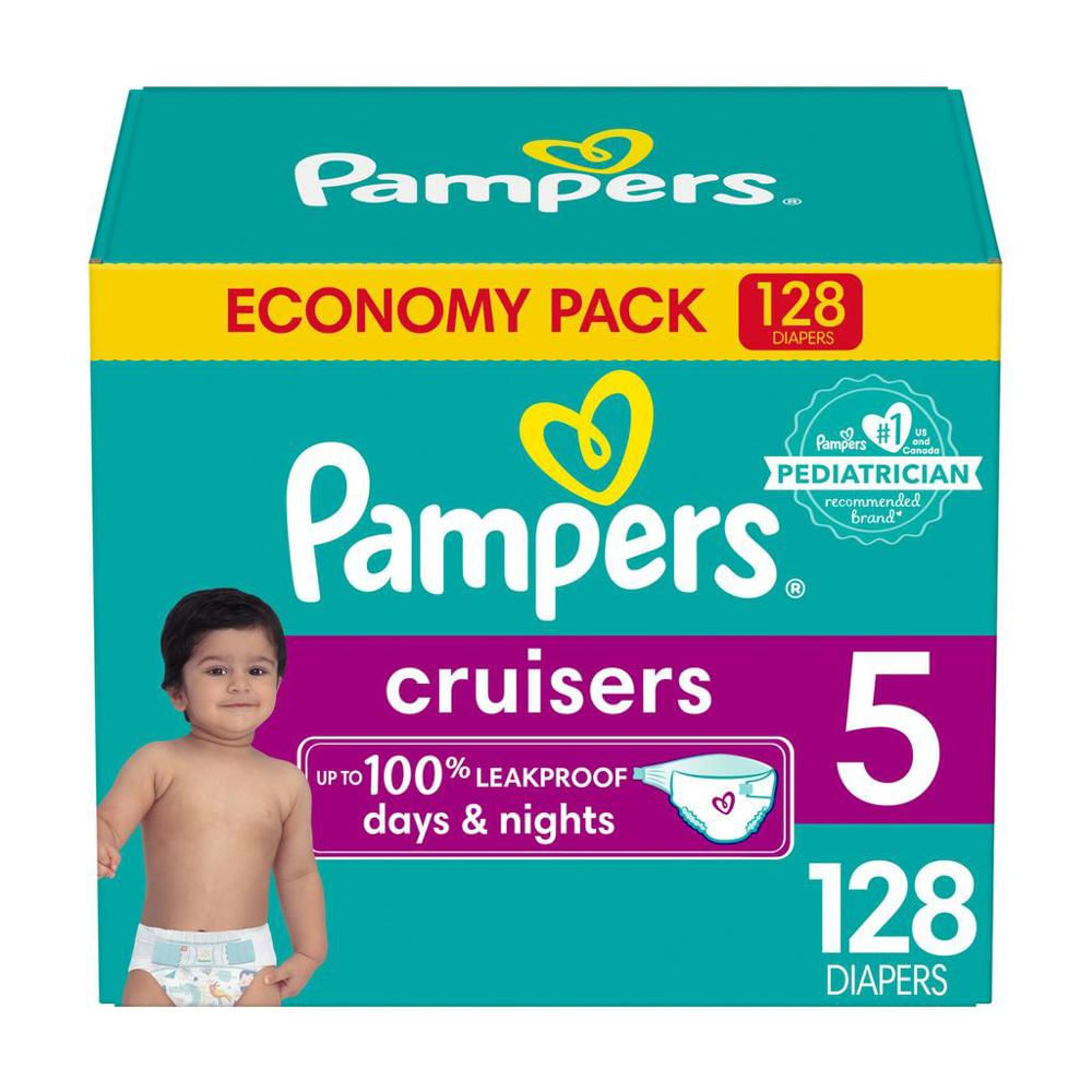 Pañales Pampers Cruisers Etapa 5 128 Unidades