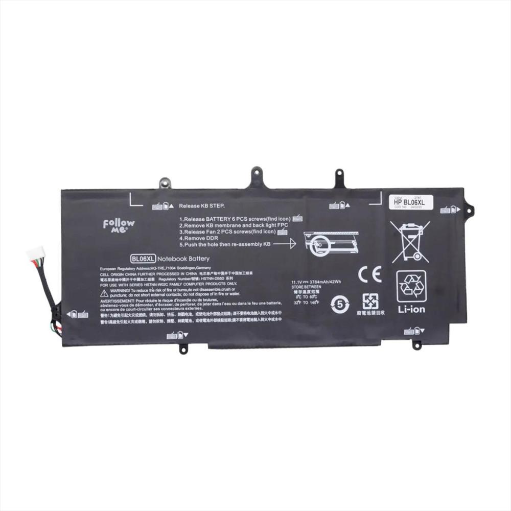 Bateria Oem Para Hp Folio 1040 G1 Bl06xl img #1