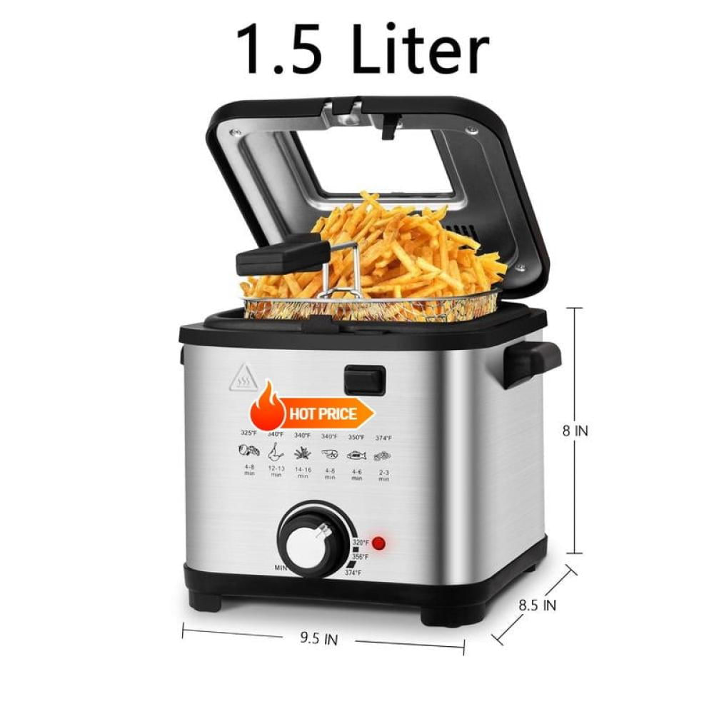 Freidora Eléctrica 25 Litros 1500 W Con Tapa Desmontable Y Olla img #1
