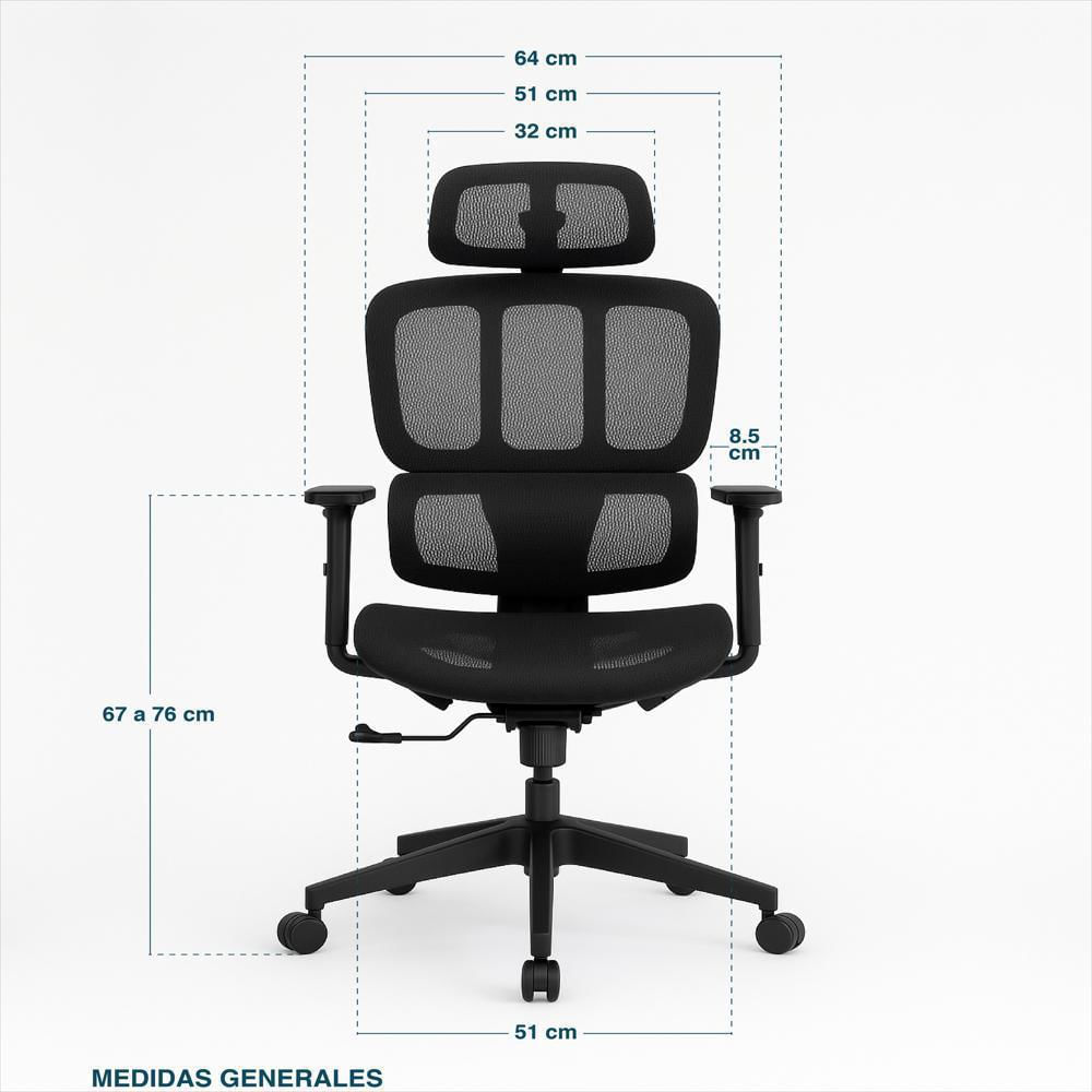 Silla De Oficina Versus F40 Ergo Gris img #5