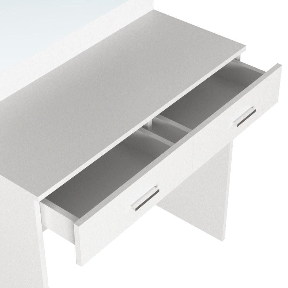 Tocador Con Luces Led Bella, Blanco Mate, Incluye La Silla img #4