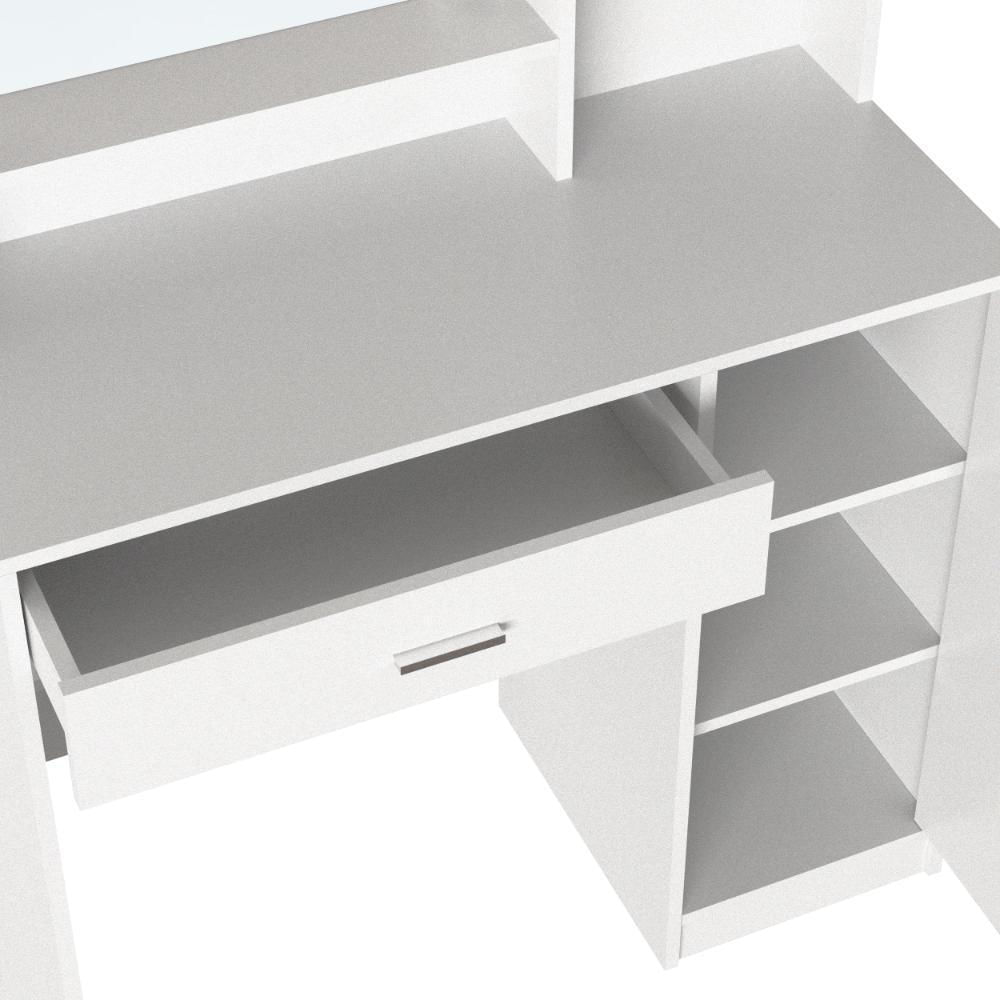 Tocador Con Luces Led Aura, Blanco Mate, Incluye La Silla img #4