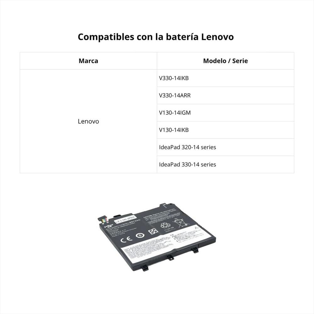 Bateria Oem Para Lenovo 330 14Ikb L16l2pb2 img #3