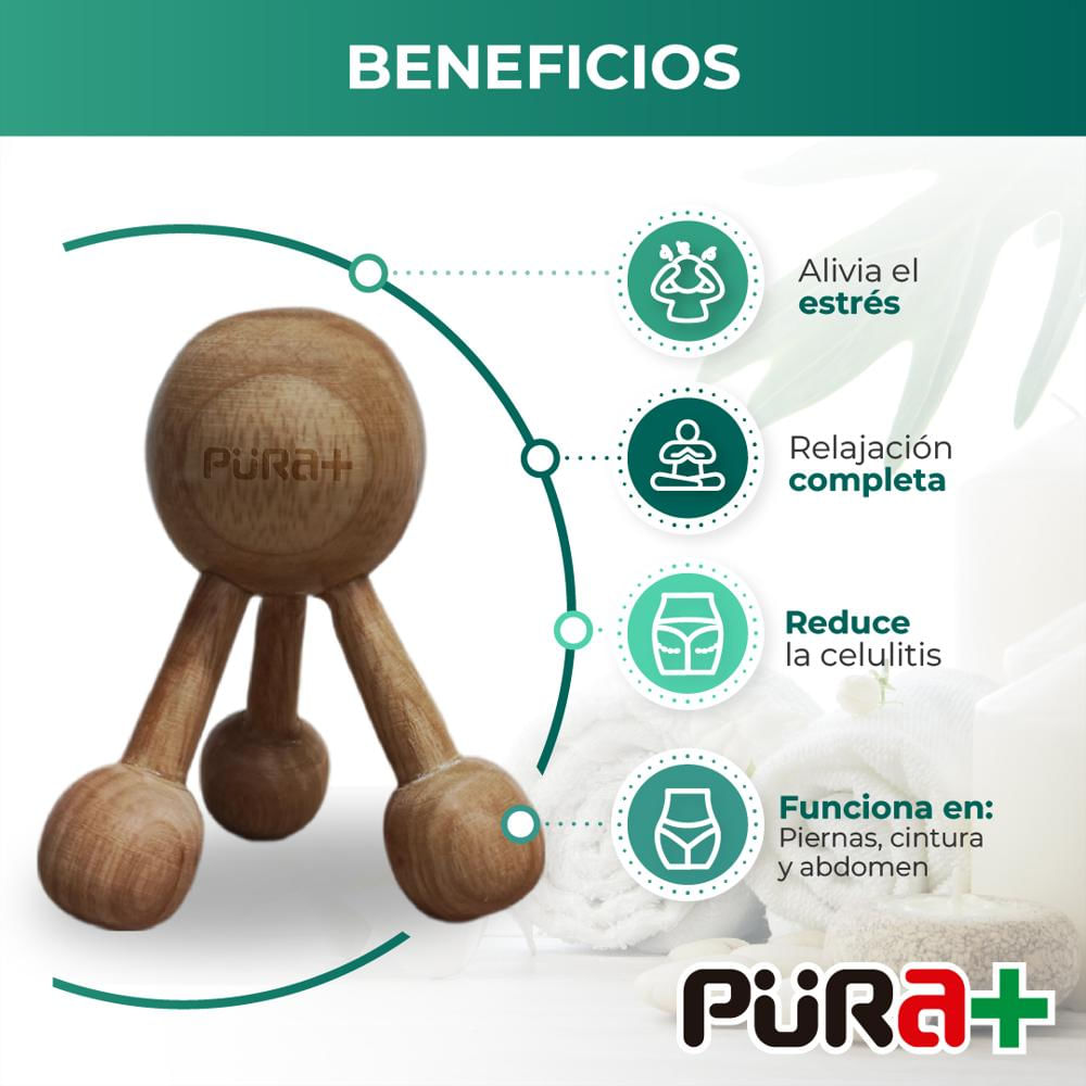 Maderoterapia Masajeador Pulpo 3 Patas img #2