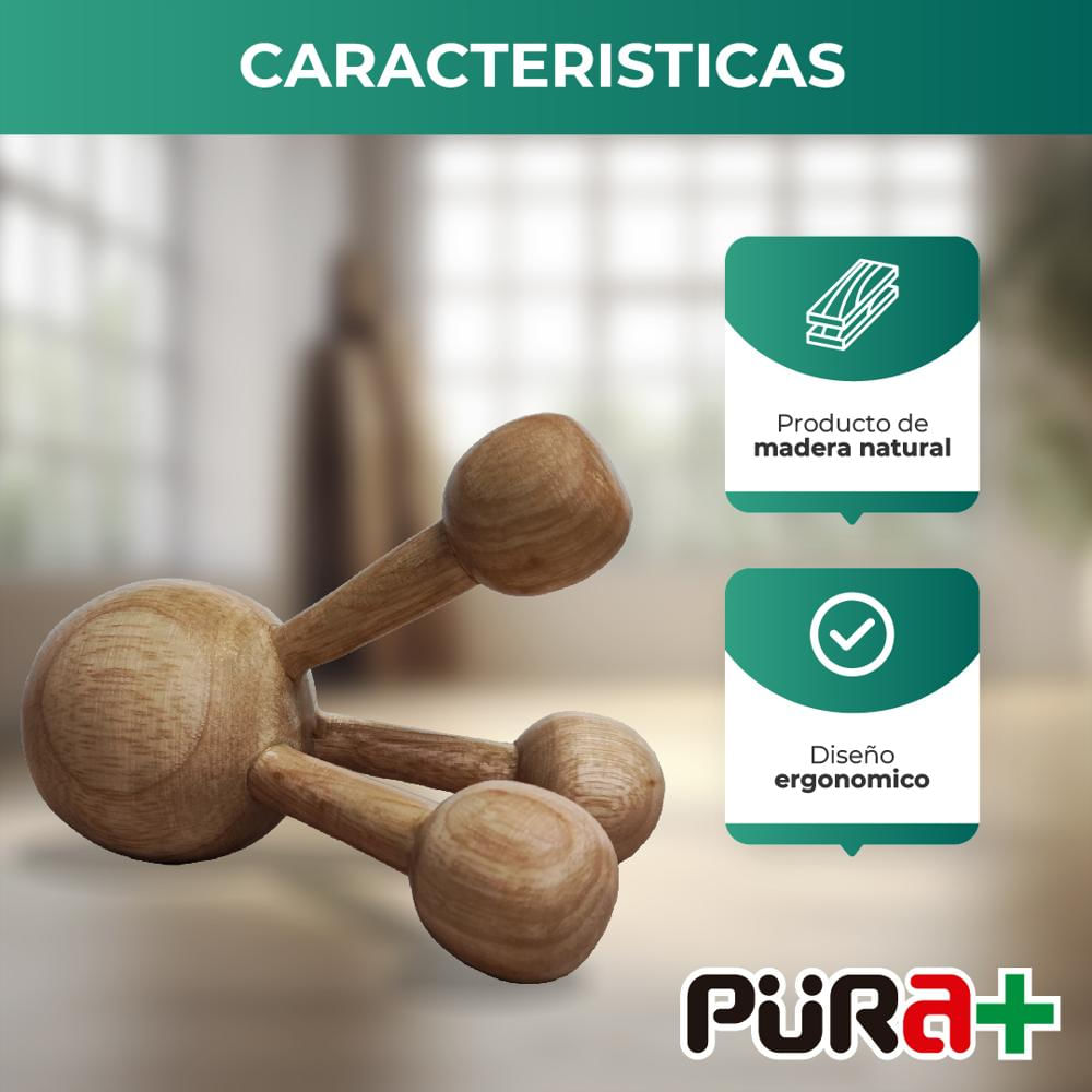 Maderoterapia Masajeador Pulpo 3 Patas img #3