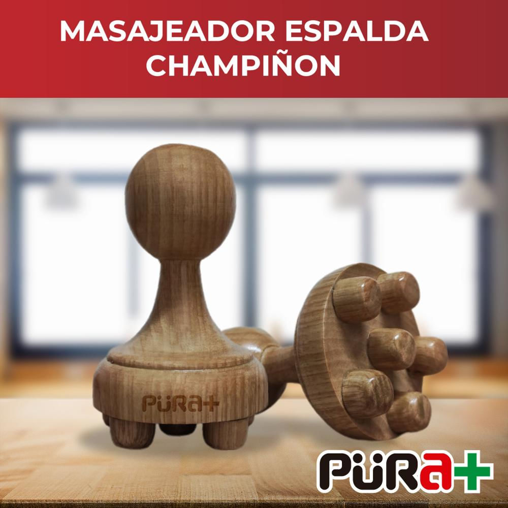 Maderoterapia Masajeador Espalda Champiñon img #1