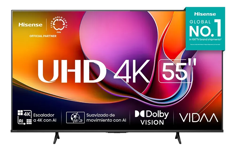 Televisor Hisense 55 Pulgadas Uhd 4K Smart A5nv Televisor Hisense 55 Pulgadas Uhd 4K Smart A5nv
