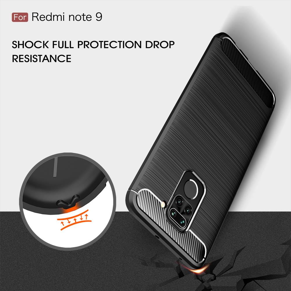 Funda Tipo Carbono Para Xiaomi Redmi Note 9 img #3