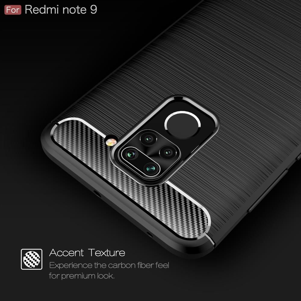 Funda Tipo Carbono Para Xiaomi Redmi Note 9 img #4