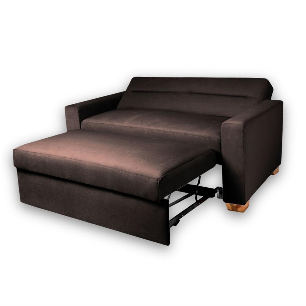 Sofa Cama Orquidea Herraje Aleman Chocolate img #3