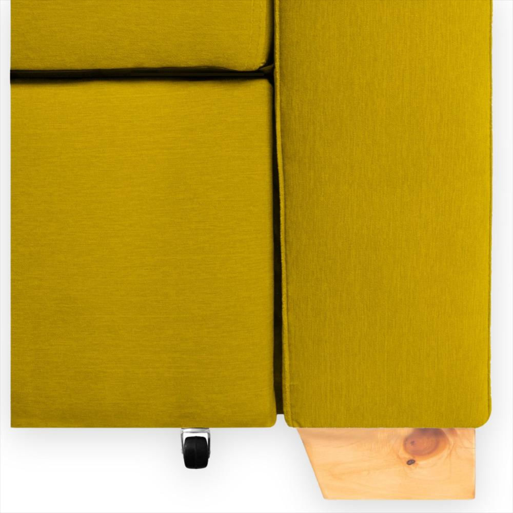Sofa Cama Orquidea Herraje Aleman Mostaza img #5