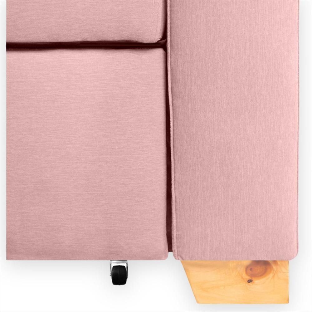 Sofa Cama Orquidea Herraje Aleman Rosado img #5