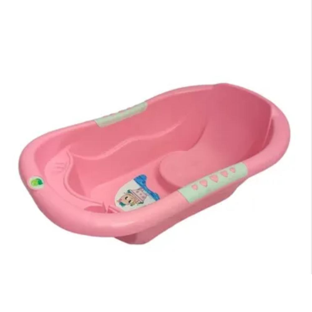 Bañera O Tina Para Bebe Práctica Cómoda Grande Color Rosado