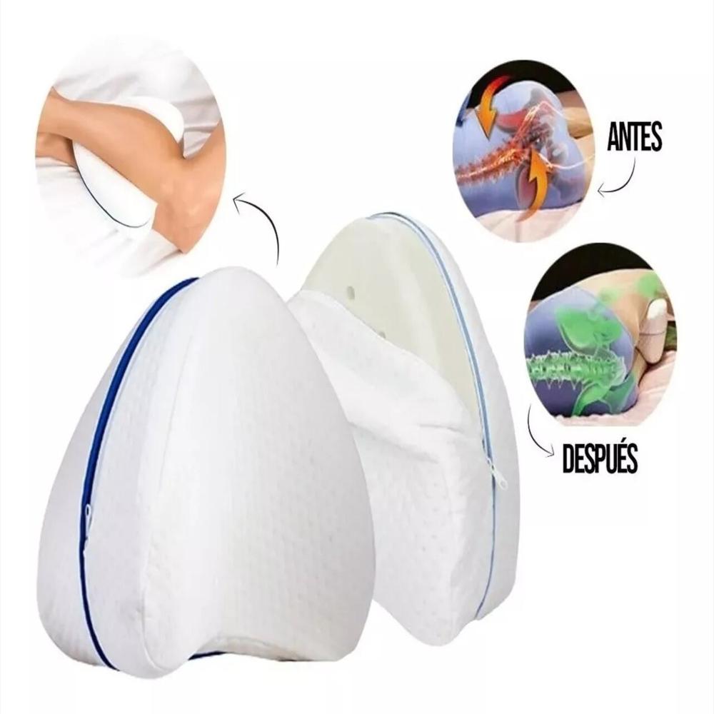 Almohada Ortopédica Para Piernas Espuma Viscoelástica Cojí