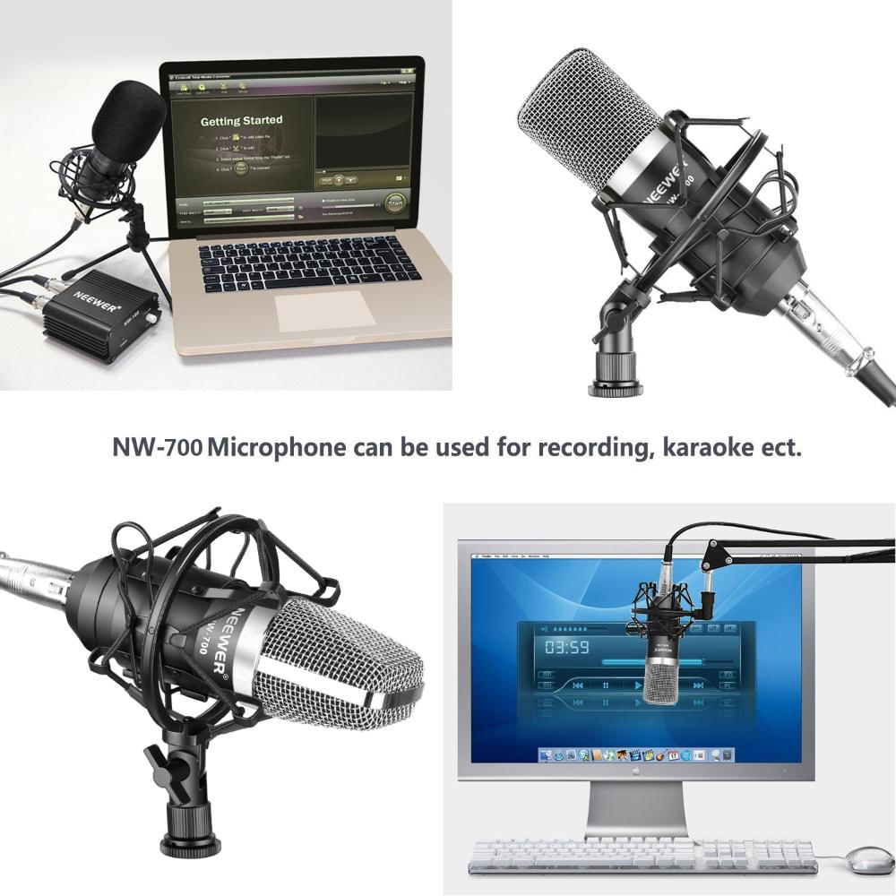 Neewer NW-700 Juego de micrófono condensador de grabación y radiodifusión img #5