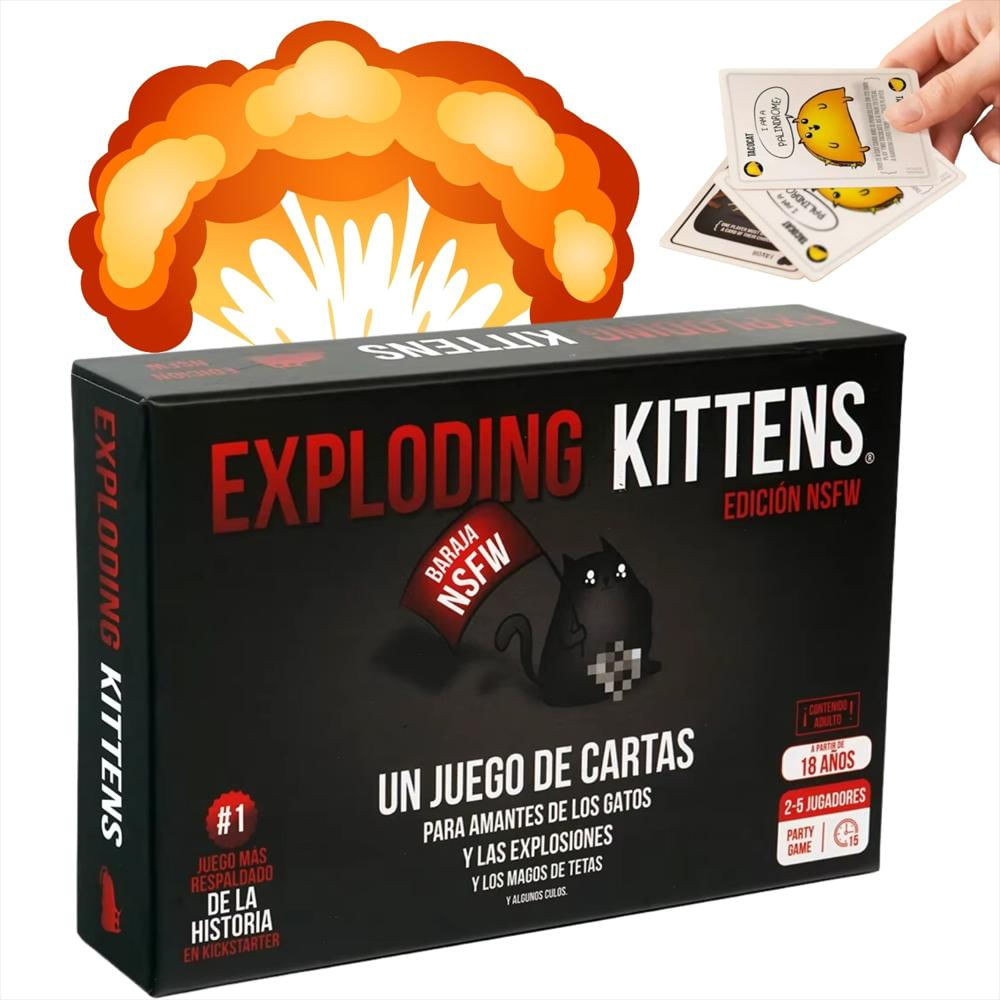 Exploding Kittens Español Party Nsfw Juego De Mesa img #1