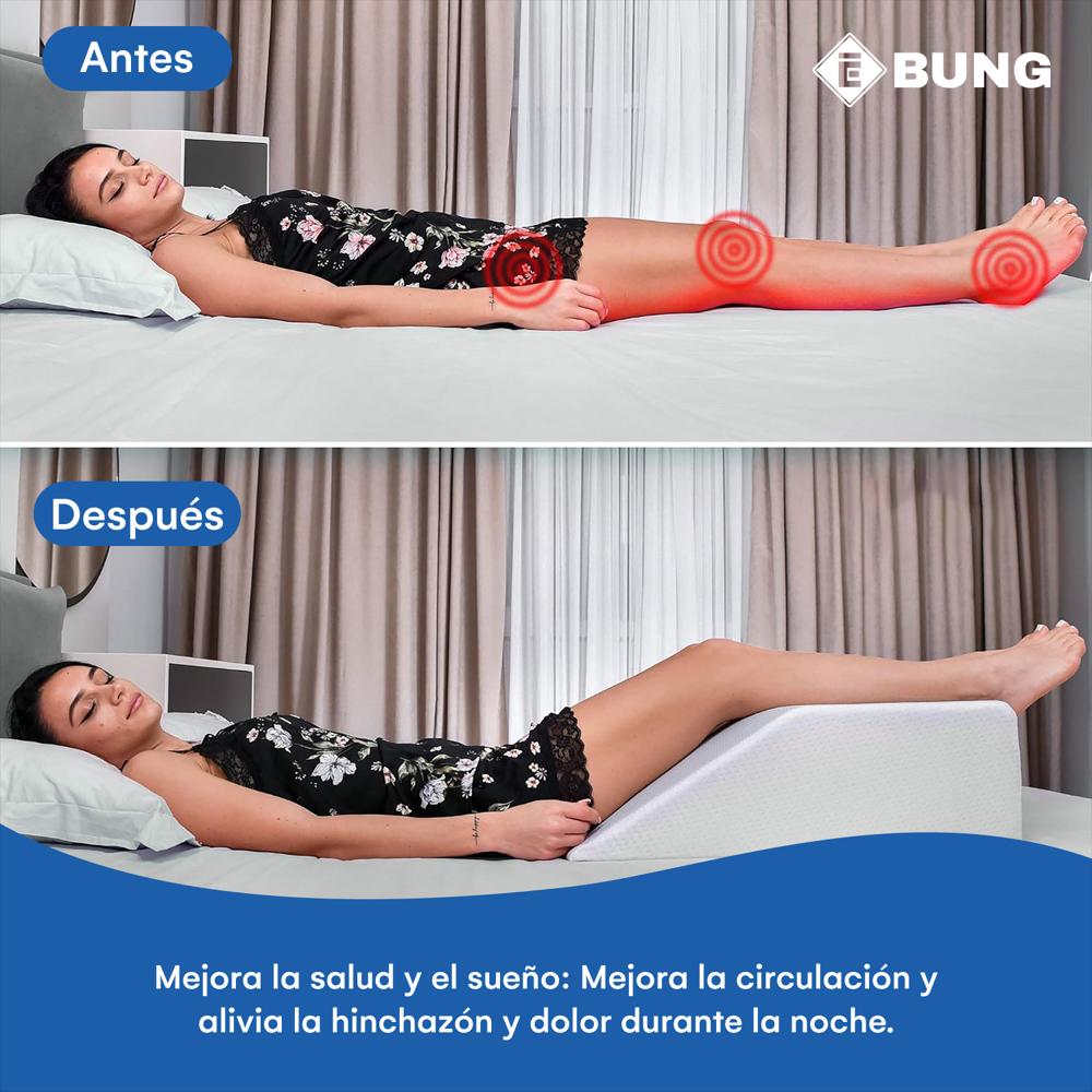 Almohada Cojin Para Elevar Piernas Memory Foam Ortopedica img #5