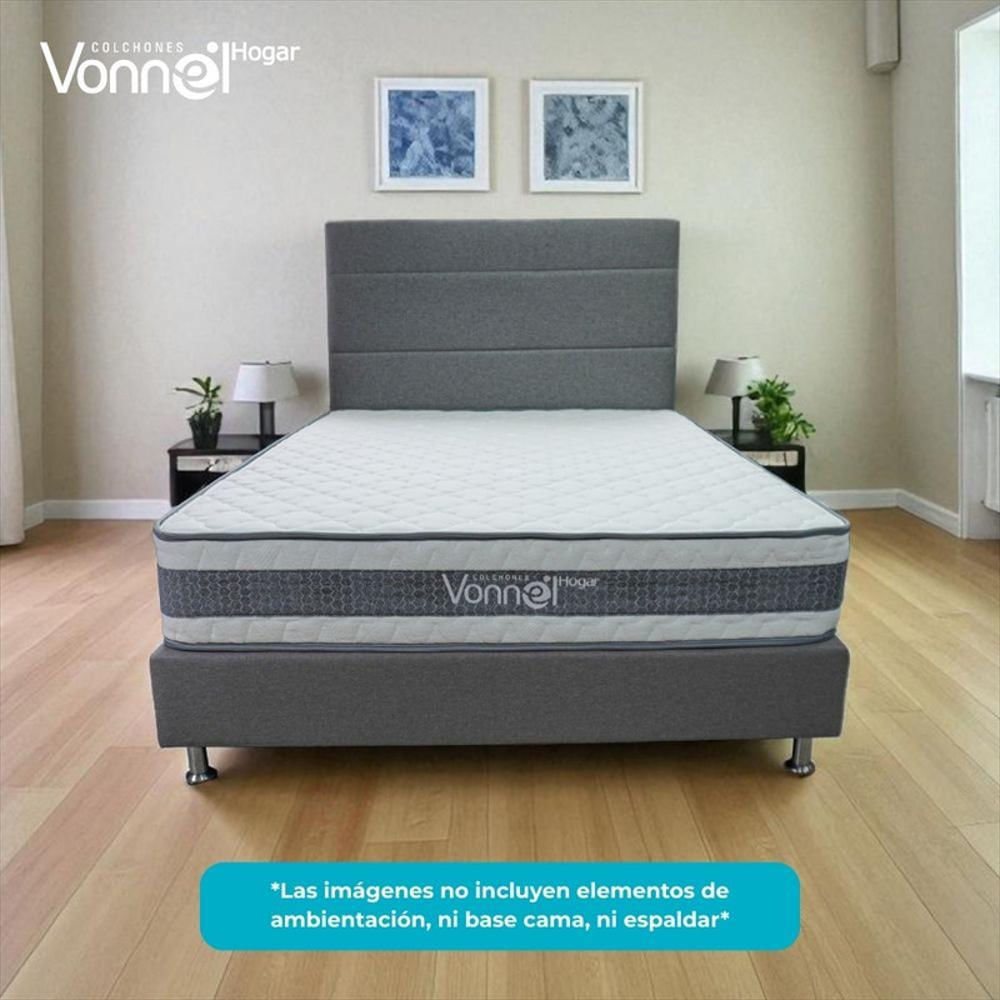 Colchón Marca Vonnel Queen (160 X 190 Cm ) Resortado Termocasata Plus img #5