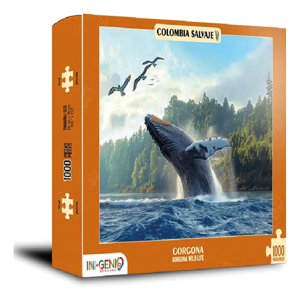 Rompecabezas 1000 Piezas Ballena Gorgona img #1