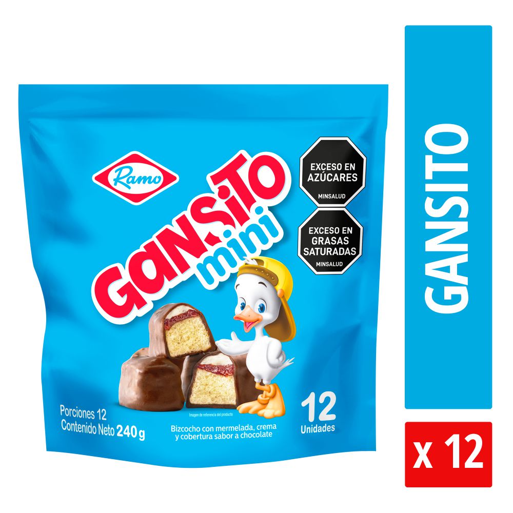 Gansito Mini GANSITO x12und (240  gr)
