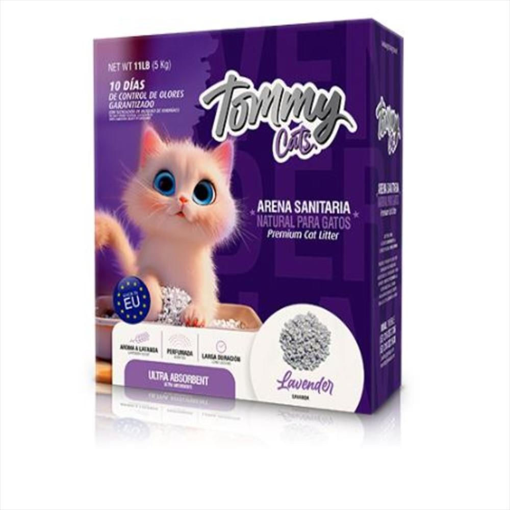 Arena Tommy Cats Lavanda Caja X 5Kg img #1