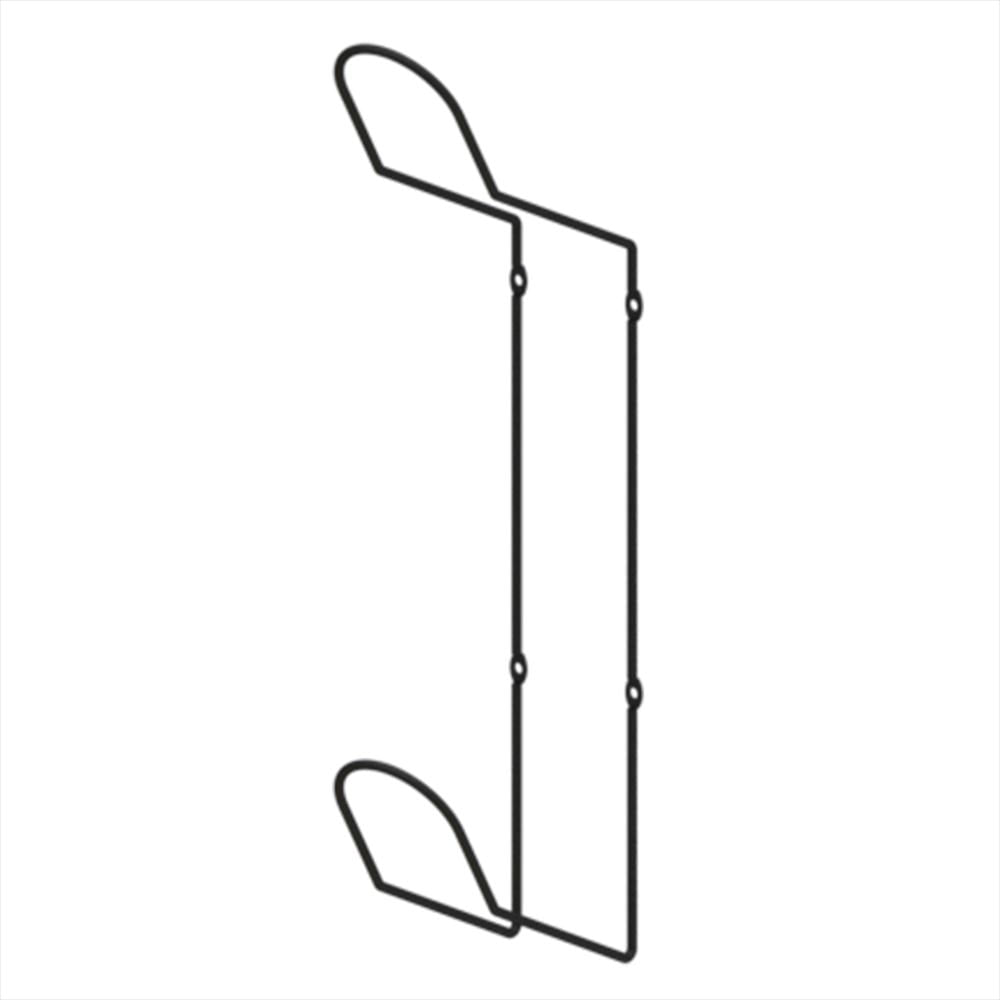 Soporte Para 2 Cascos Plastificado Negro img #1