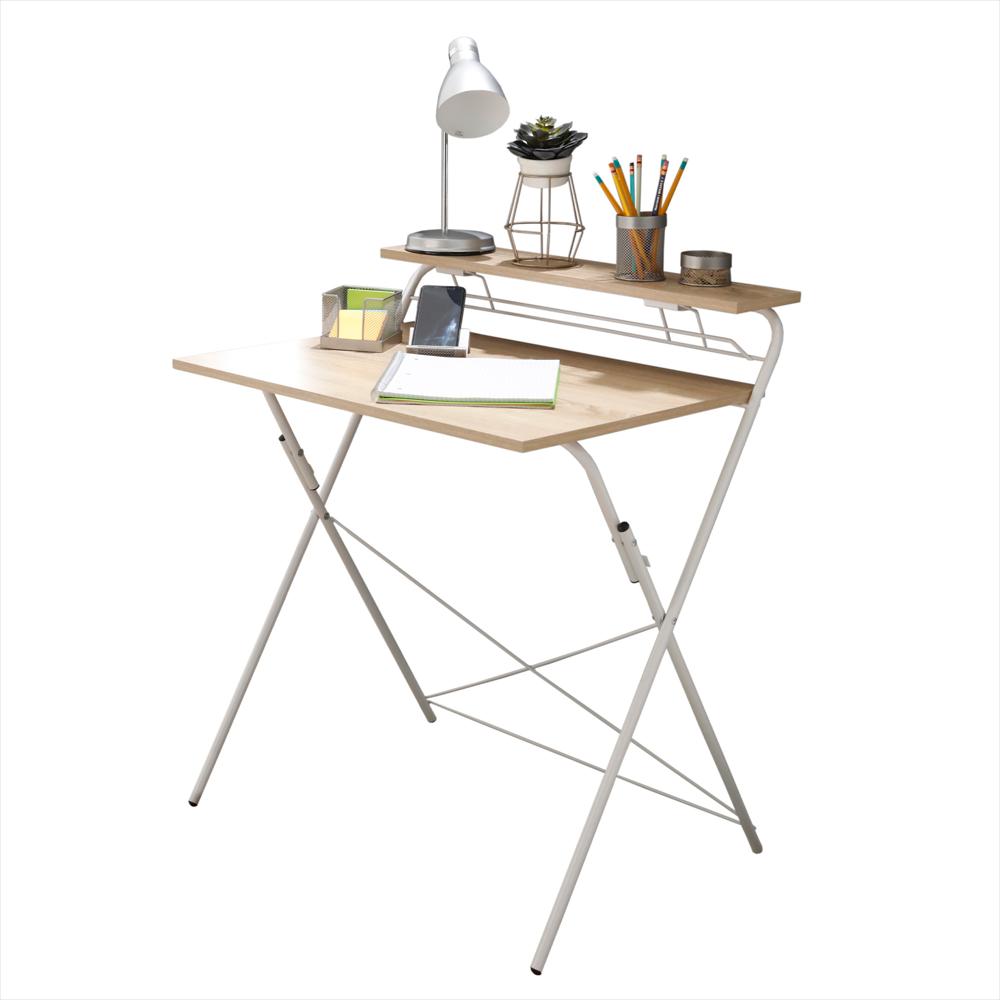 Escritorio Plegable Base Blanca Rustic Sand img #5