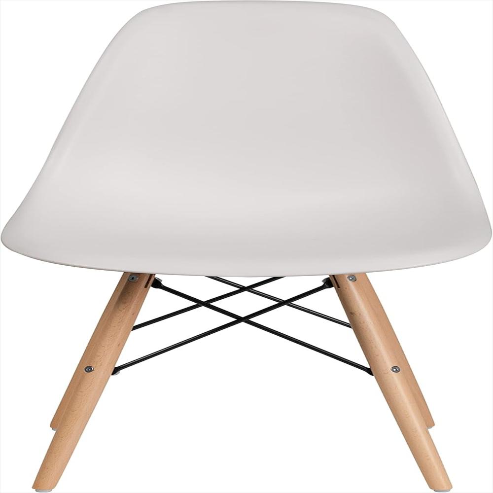Comedor Redondo Cy02 Color Madera + 4 Sillas Color Blanco img #4