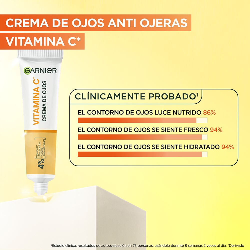 Contorno de ojos GARNIER SKIN ACTIVE Express aclara vitamina c (15  ml) img #2