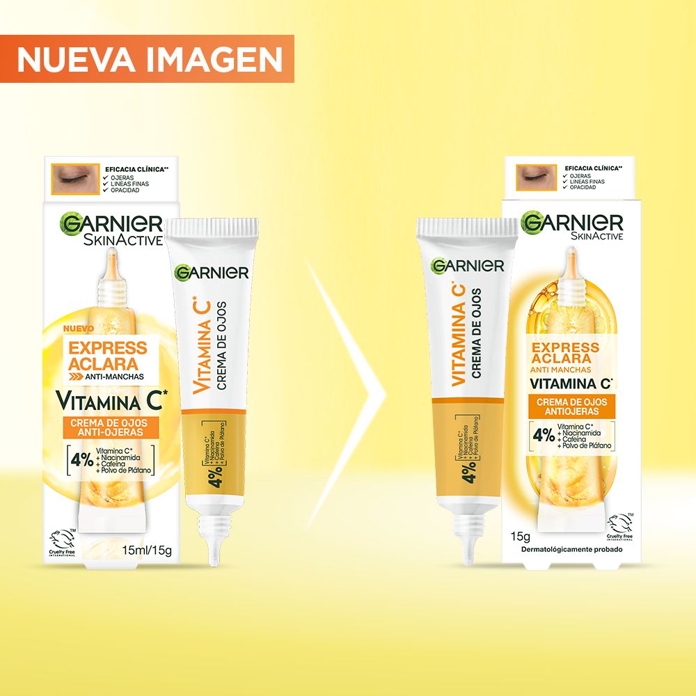 Contorno de ojos GARNIER SKIN ACTIVE Express aclara vitamina c (15  ml) img #8