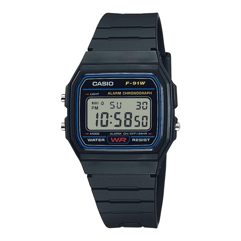 Reloj Casio F 91W 1D Diseño Clásico
