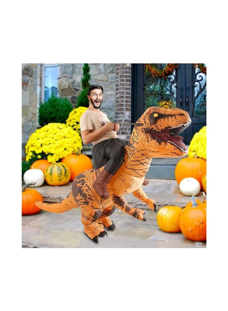 Disfraz De Dinosaurio T Rex Inflable img #2