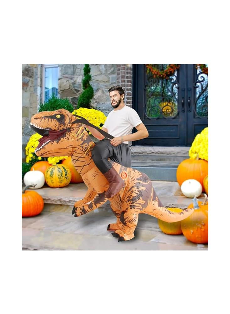 Disfraz De Dinosaurio T Rex Inflable img #3