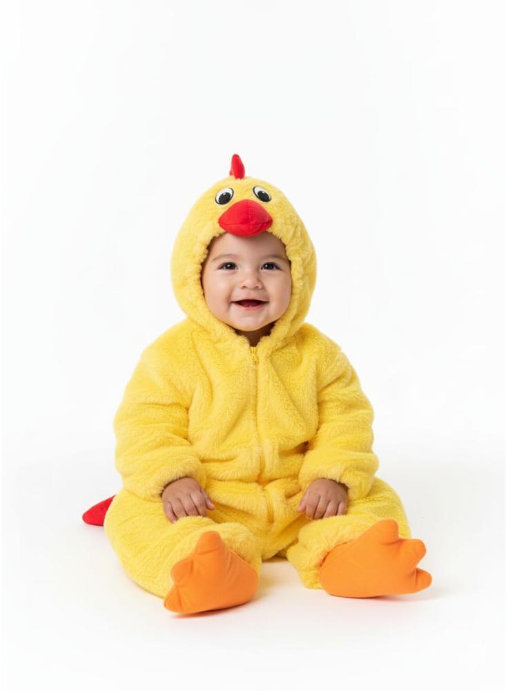 Disfraz Bebe Pollito Amarillo (Enterizo) img #1